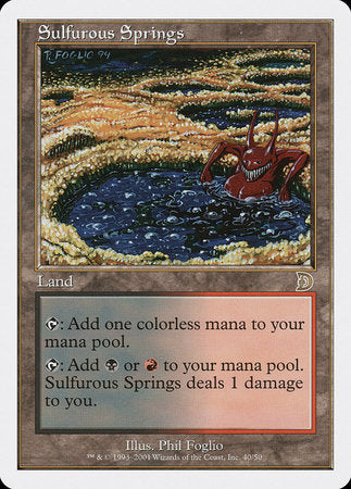 Sulfurous Springs [Deckmasters] | Cards and Coasters CA