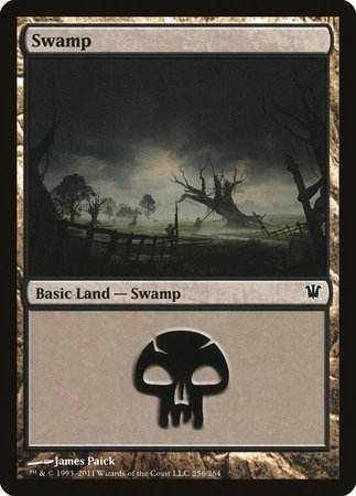 Swamp (256) [Innistrad] | Cards and Coasters CA