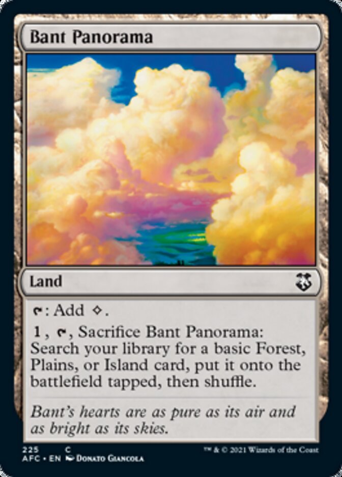 Bant Panorama [Dungeons & Dragons: Adventures in the Forgotten Realms Commander] | Cards and Coasters CA