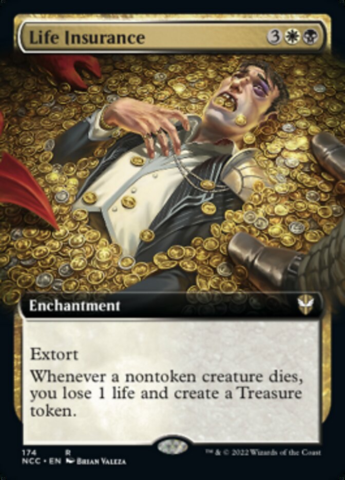 Life Insurance (Extended Art) [Streets of New Capenna Commander] | Cards and Coasters CA