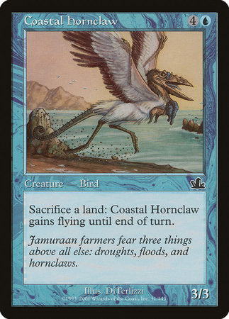 Coastal Hornclaw [Prophecy] | Cards and Coasters CA