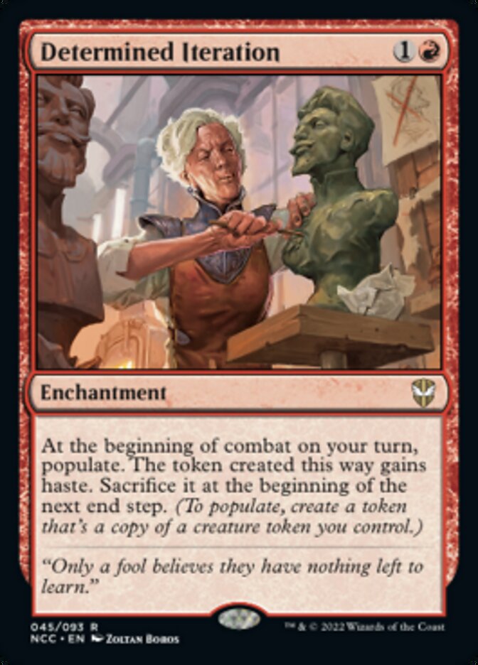 Determined Iteration [Streets of New Capenna Commander] | Cards and Coasters CA