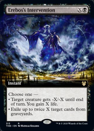 Erebos's Intervention (Extended Art) [Theros Beyond Death] | Cards and Coasters CA