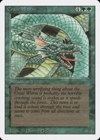 Craw Wurm [Revised Edition] | Cards and Coasters CA