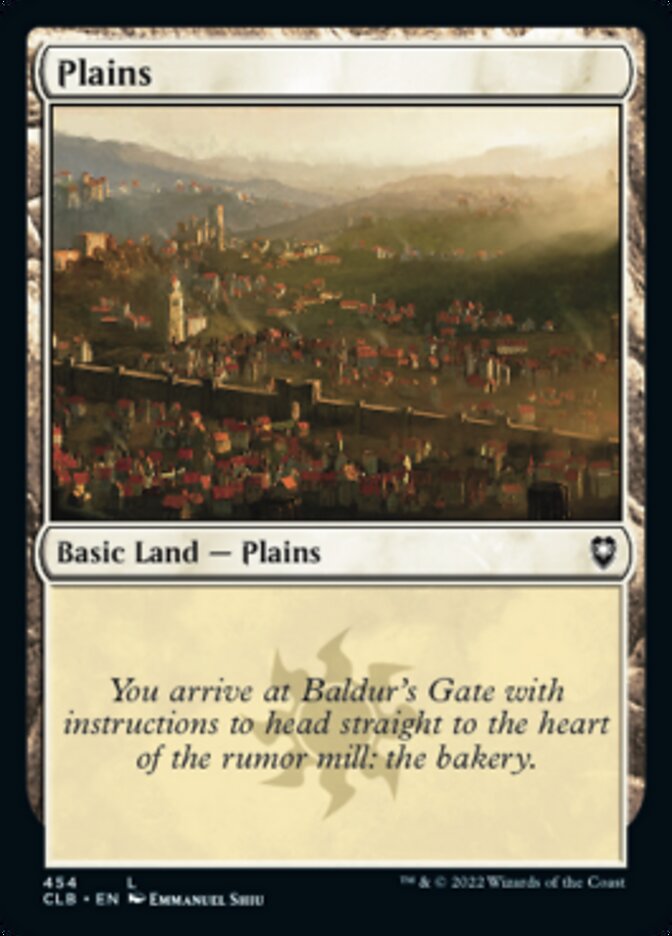 Plains (454) [Commander Legends: Battle for Baldur's Gate] | Cards and Coasters CA