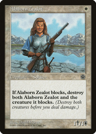 Alaborn Zealot [Portal Second Age] | Cards and Coasters CA