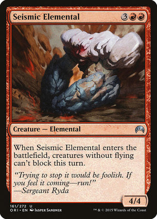 Seismic Elemental [Magic Origins] | Cards and Coasters CA