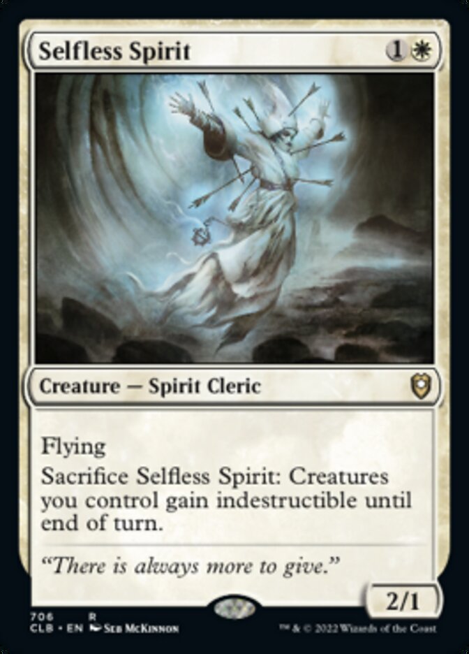 Selfless Spirit [Commander Legends: Battle for Baldur's Gate] | Cards and Coasters CA