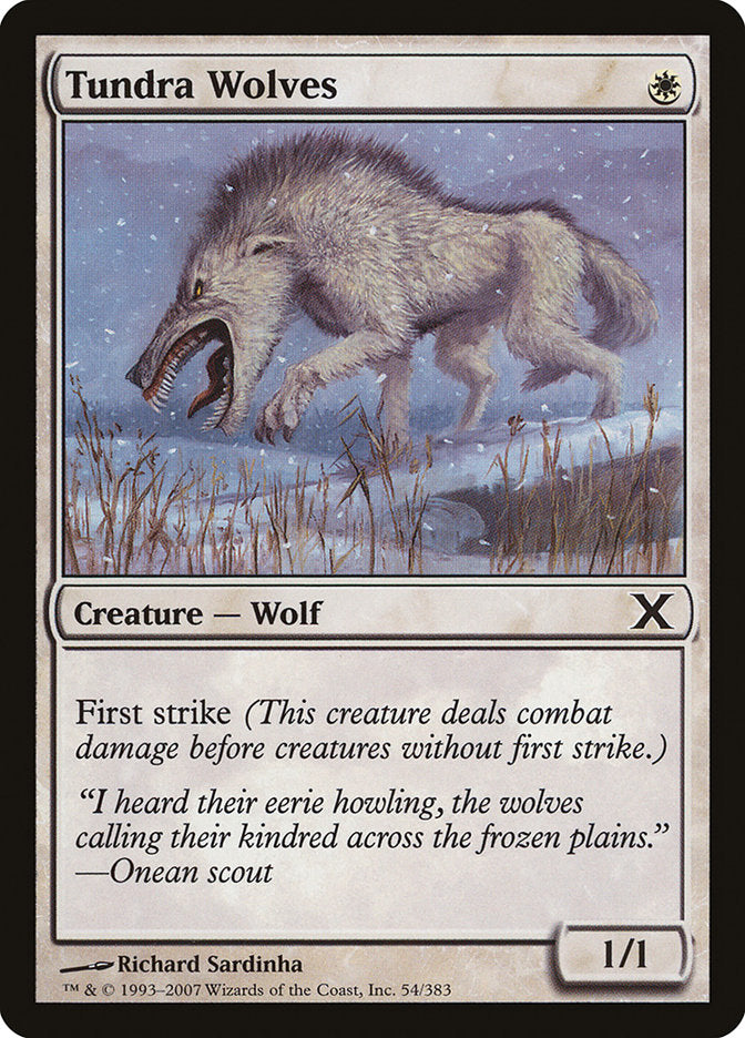 Tundra Wolves [Tenth Edition] | Cards and Coasters CA