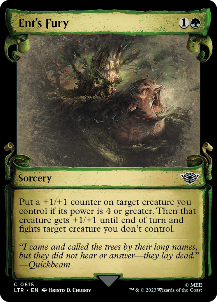 Ent's Fury [The Lord of the Rings: Tales of Middle-Earth Showcase Scrolls] | Cards and Coasters CA