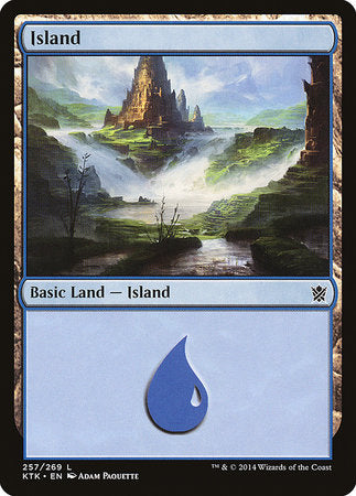 Island (257) [Khans of Tarkir] | Cards and Coasters CA