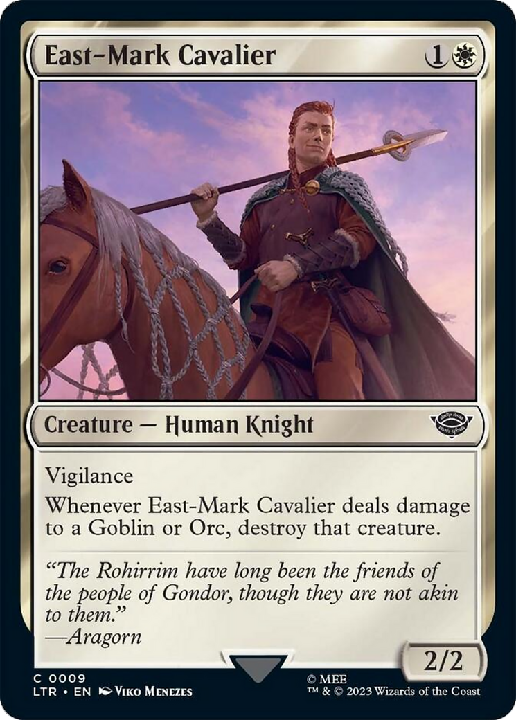 East-Mark Cavalier [The Lord of the Rings: Tales of Middle-Earth] | Cards and Coasters CA