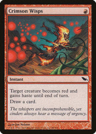 Crimson Wisps [Shadowmoor] | Cards and Coasters CA