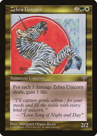 Zebra Unicorn [Mirage] | Cards and Coasters CA