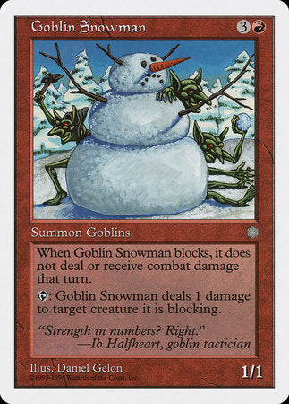 Goblin Snowman [Anthologies] | Cards and Coasters CA