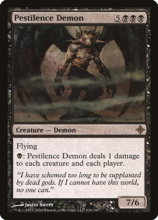 Pestilence Demon [Rise of the Eldrazi] | Cards and Coasters CA