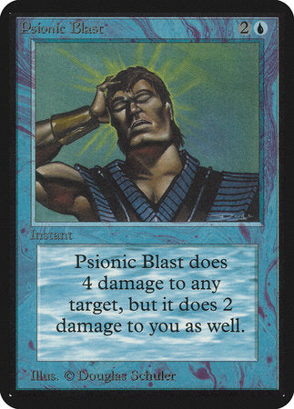 Psionic Blast [Limited Edition Alpha] | Cards and Coasters CA