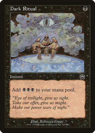 Dark Ritual [Mercadian Masques] | Cards and Coasters CA