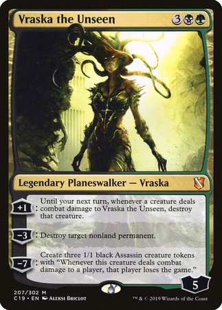 Vraska the Unseen [Commander 2019] | Cards and Coasters CA