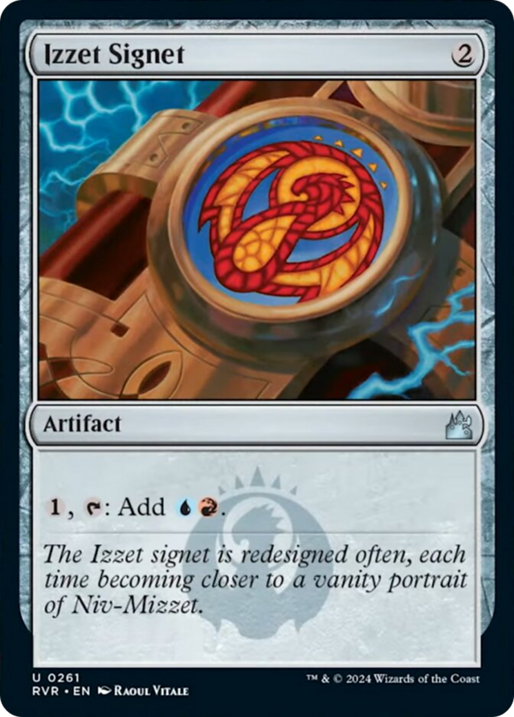 Izzet Signet [Ravnica Remastered] | Cards and Coasters CA