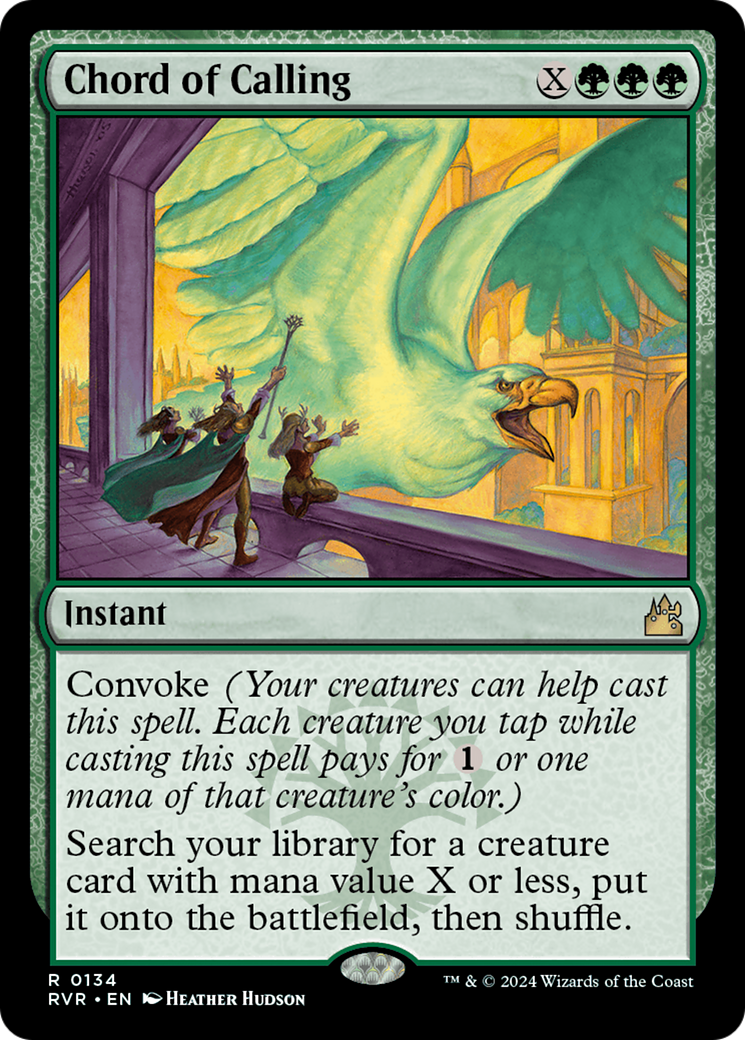 Chord of Calling [Ravnica Remastered] | Cards and Coasters CA