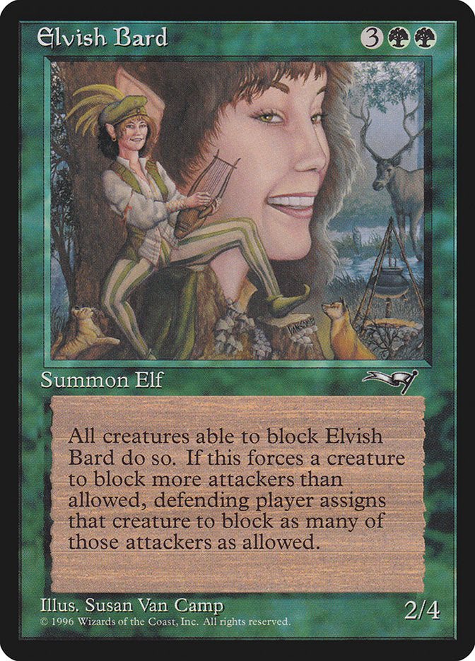 Elvish Bard [Alliances] | Cards and Coasters CA