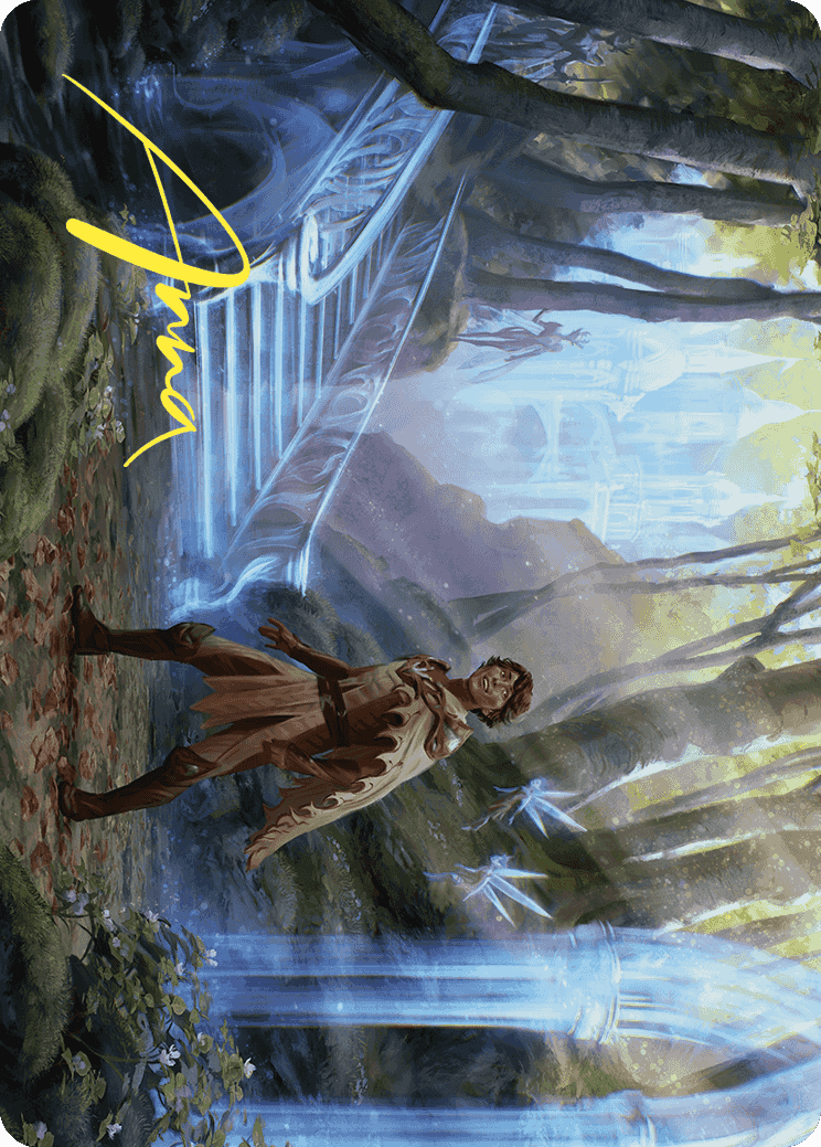 Into the Fae Court Art Card (Gold-Stamped Signature) [Wilds of Eldraine Art Series] | Cards and Coasters CA