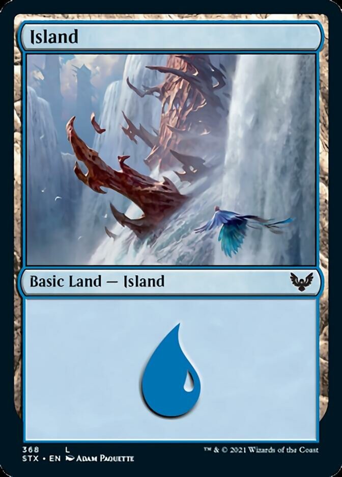 Island (#368) [Strixhaven: School of Mages] | Cards and Coasters CA