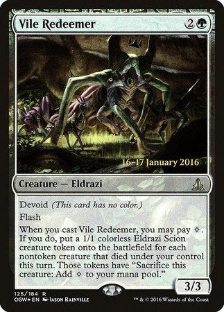 Vile Redeemer [Oath of the Gatewatch Promos] | Cards and Coasters CA