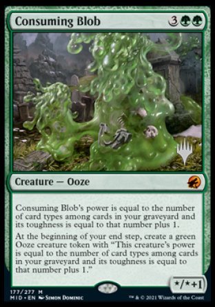 Consuming Blob (Promo Pack) [Innistrad: Midnight Hunt Promos] | Cards and Coasters CA