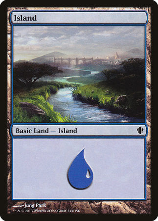 Island (344) [Commander 2013] | Cards and Coasters CA