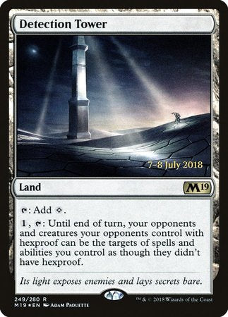 Detection Tower [Core Set 2019 Promos] | Cards and Coasters CA