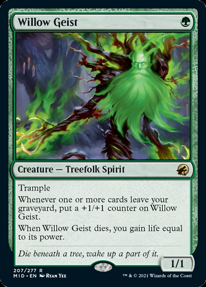 Willow Geist [Innistrad: Midnight Hunt] | Cards and Coasters CA