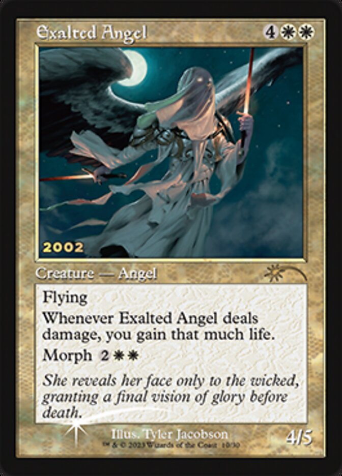Exalted Angel [30th Anniversary Promos] | Cards and Coasters CA