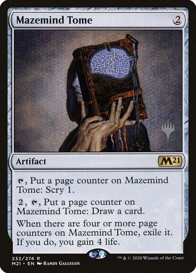 Mazemind Tome (Promo Pack) [Core Set 2021 Promos] | Cards and Coasters CA