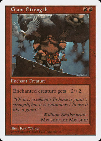 Giant Strength [Fifth Edition] | Cards and Coasters CA