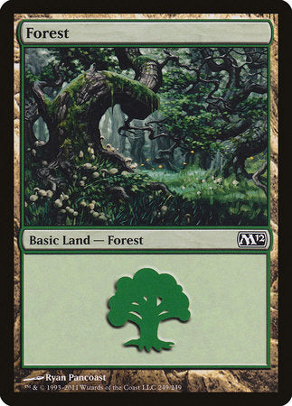 Forest (249) [Magic 2012] | Cards and Coasters CA