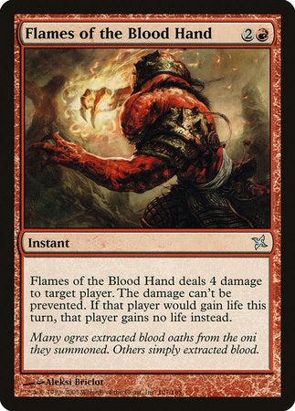 Flames of the Blood Hand [Betrayers of Kamigawa] | Cards and Coasters CA