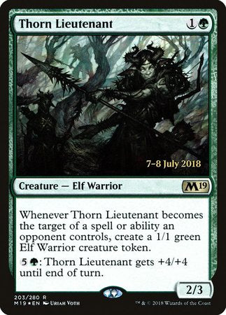 Thorn Lieutenant [Core Set 2019 Promos] | Cards and Coasters CA