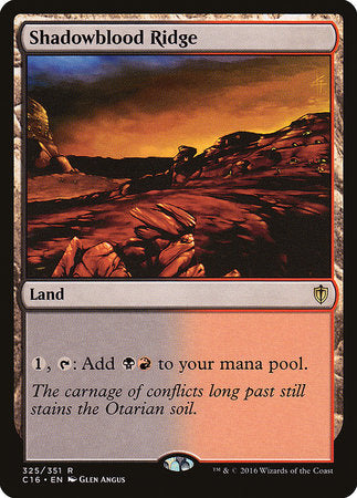 Shadowblood Ridge [Commander 2016] | Cards and Coasters CA