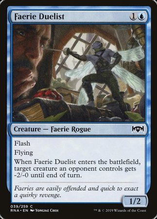 Faerie Duelist [Ravnica Allegiance] | Cards and Coasters CA