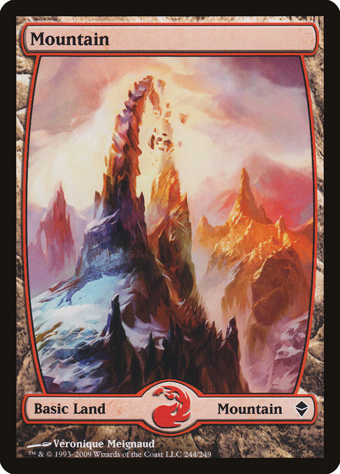 Mountain (244) [Zendikar] | Cards and Coasters CA