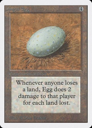 Dingus Egg [Unlimited Edition] | Cards and Coasters CA