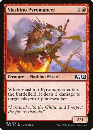 Viashino Pyromancer [Core Set 2019] | Cards and Coasters CA