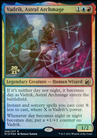 Vadrik, Astral Archmage [Innistrad: Midnight Hunt Prerelease Promos] | Cards and Coasters CA