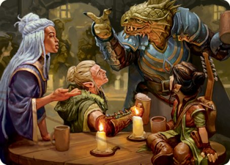 You Meet in a Tavern Art Card [Dungeons & Dragons: Adventures in the Forgotten Realms Art Series] | Cards and Coasters CA