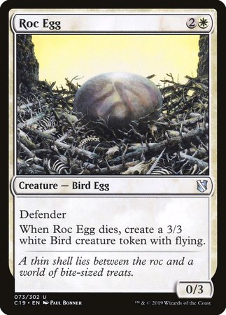 Roc Egg [Commander 2019] | Cards and Coasters CA