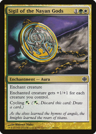 Sigil of the Nayan Gods [Alara Reborn] | Cards and Coasters CA