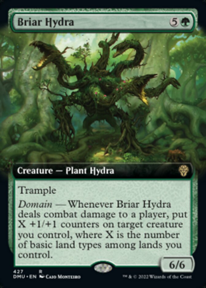 Briar Hydra (Extended Art) [Dominaria United] | Cards and Coasters CA