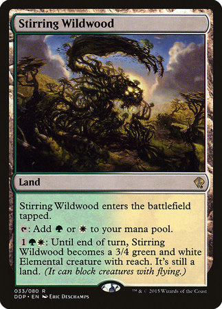 Stirring Wildwood [Duel Decks: Zendikar vs. Eldrazi] | Cards and Coasters CA